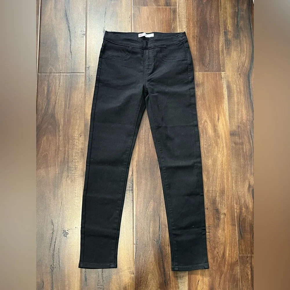 Brand New Girl Levi’s Black Skinny Leggings / Jeans - Picture 4 of 13